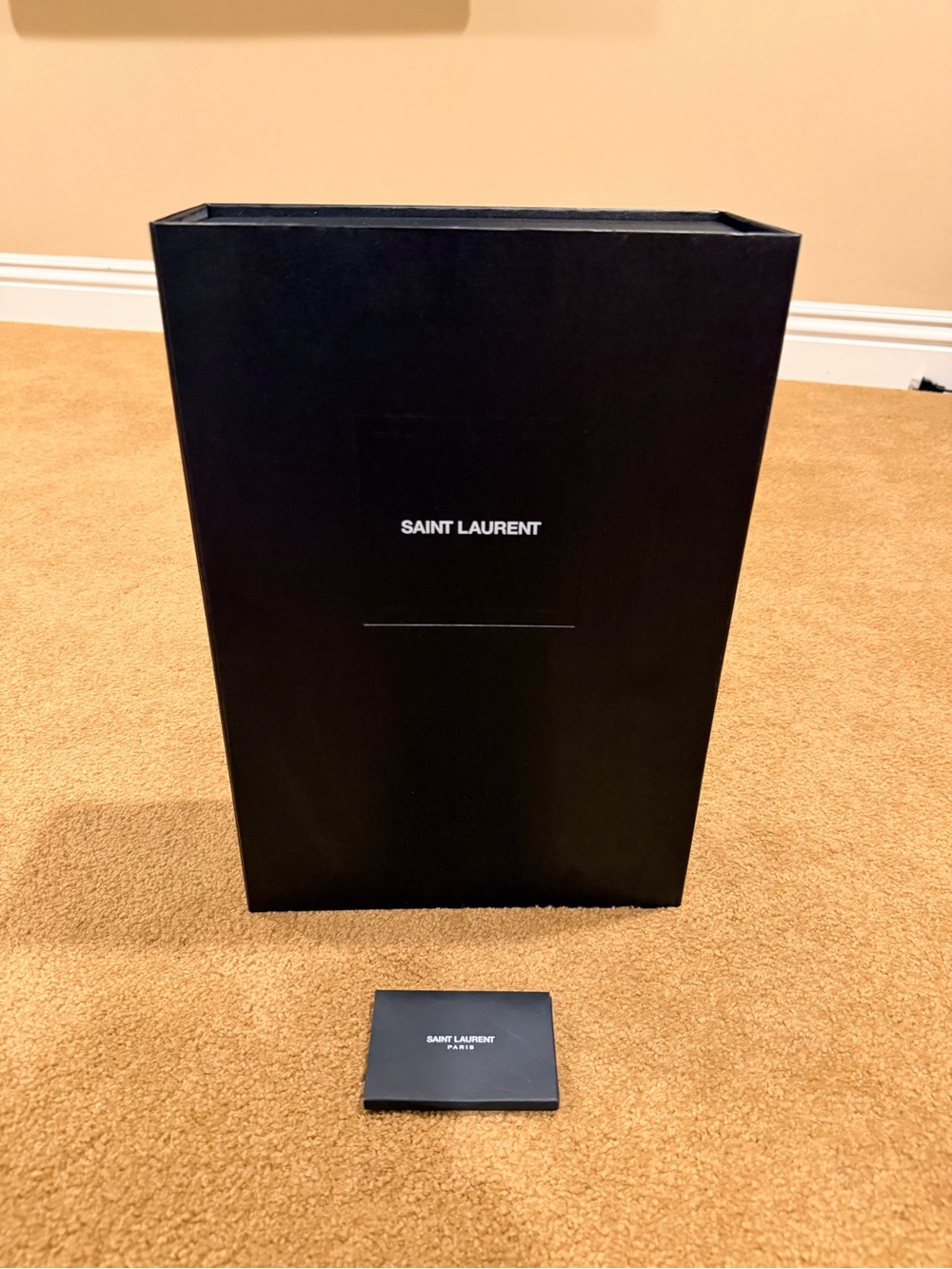 Yves Saint Laurent Black Branded Box with Card